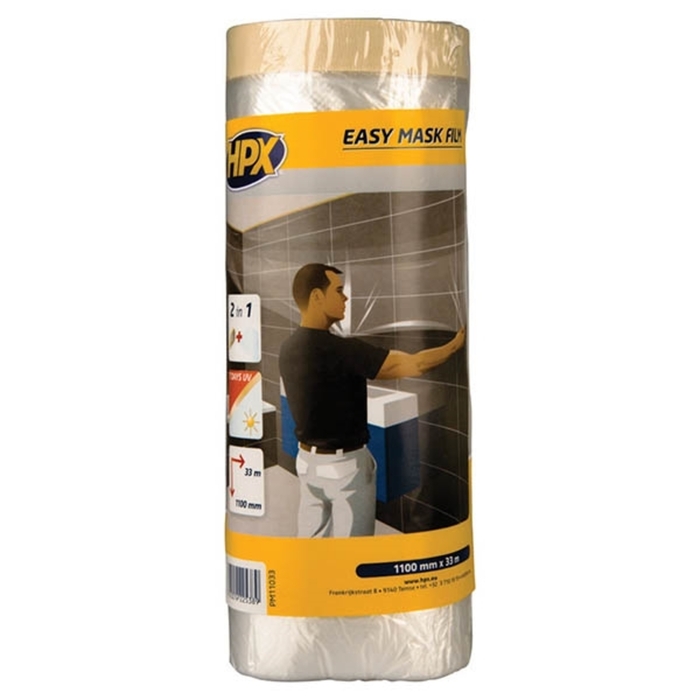 Easy Mask film/Διάφανη μεμβράνη με χαρτοταινία 1100mmx33m PM11033