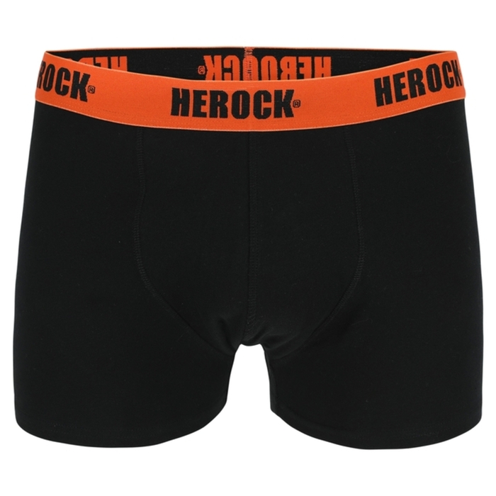 GORIK BOXER SHORTS BLACK/ORANGE/GREY MELANGE S/M 23MUN2101MX-S/M