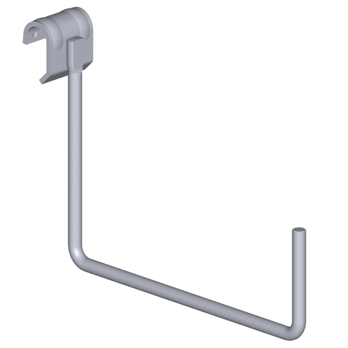 LARGE HOOK 190MM FOR A HOOK BAR., SILVER