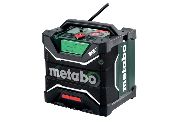 Metabo 18 Volt Εργοταξιακό Ραδιόφωνο Μπαταρίας RC 12-18 32W BT DAB+ με λειτουργία φόρτισης μπαταρίας Metabo 18 Volt Εργοταξιακό Ραδιόφωνο Μπαταρίας RC 12-18 32W BT DAB+ με λειτουργία φόρτισης μπαταρίας