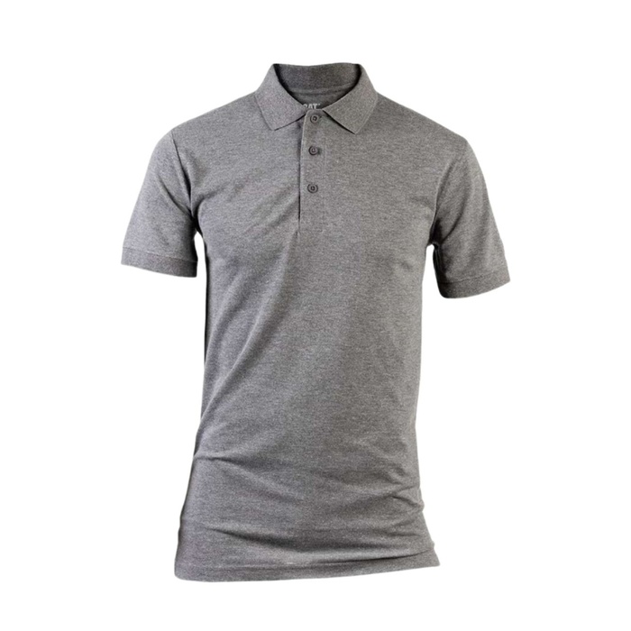 CAT Μπλούζα εργασίας Polo essential γκρι XL 1620023-10123