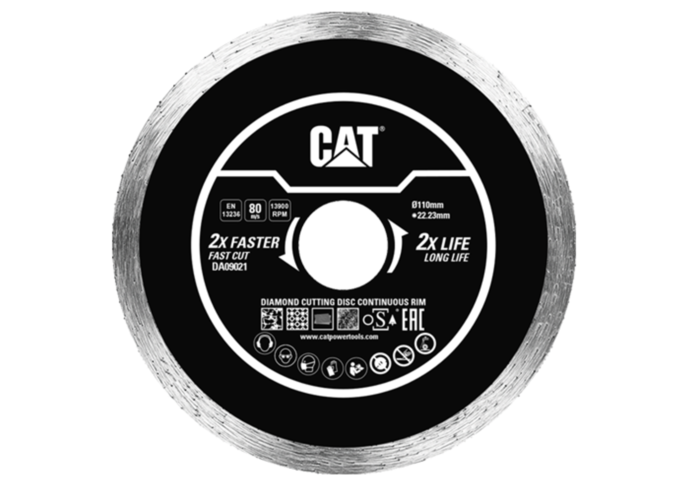 CAT Δίσκος κοπής διαμαντέ Continuous 110x22,23x1.6mm DA09021