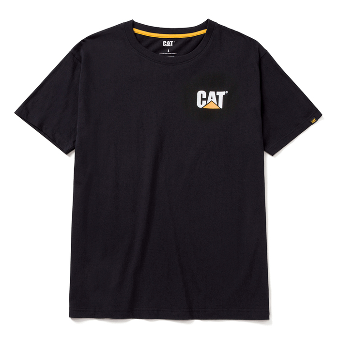 CAT Μπλουζάκι κοντομάνικο μαύρο trademark tee M W05324
