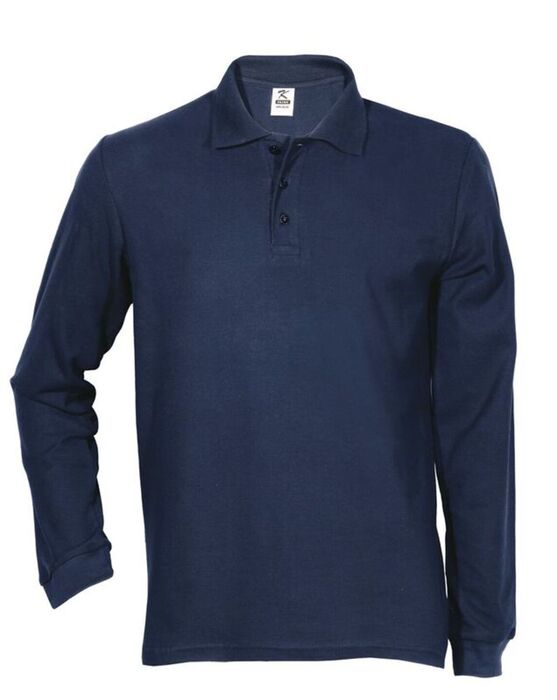 Ανδρικό Polo μακρυμάνικο COLORS DARK NAVY