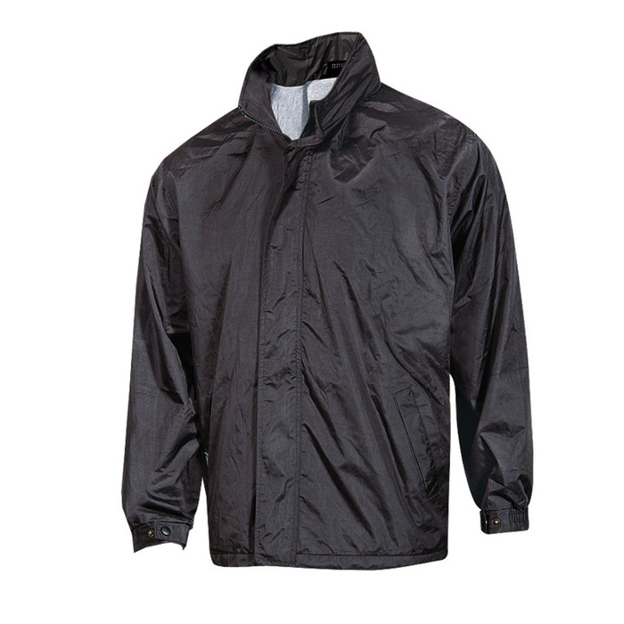 Jacket wind proof with padding OVERSIZE BLACK