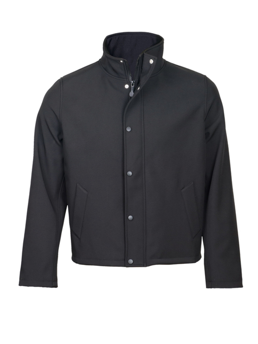 Μπουφάν softshell casual 3 layers BLACK