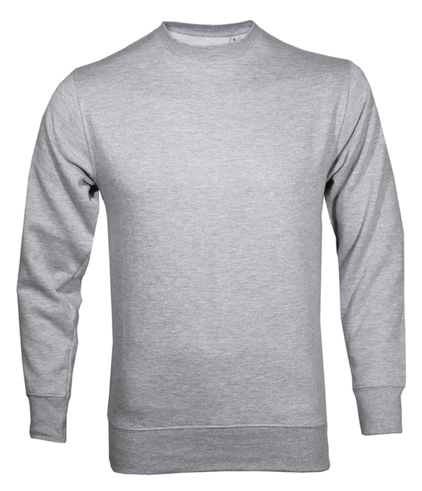 Fleece sweatshirt COLORS OVERSIZE HEATHER GRAY