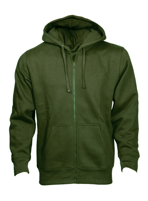 Sweat zipped hooded 330 gsm COLORS KHAKI Sweat zipped hooded 330 gsm COLORS KHAKI