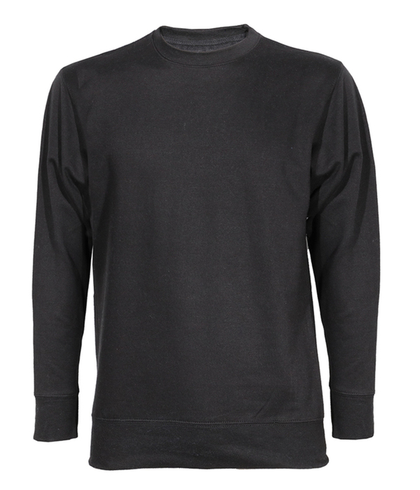 Fleece sweatshirt 330gsm COLORS BLACK