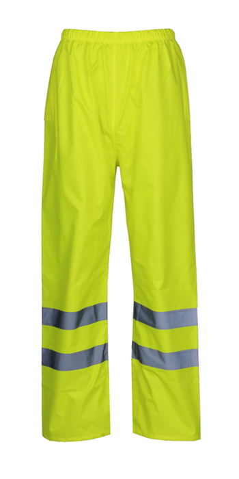 Rain Pants yellow fluo with reflective tapes YELLOW FLUO