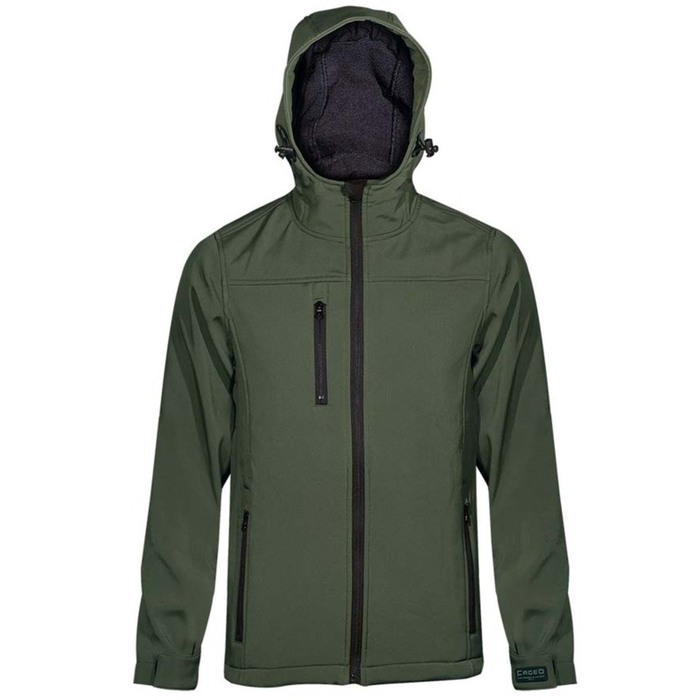 Jacket Soft shell with hood KHAKI Jacket Soft shell with hood KHAKI