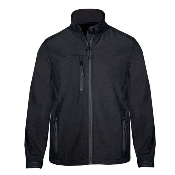 Μπουφάν Soft shell BLACK