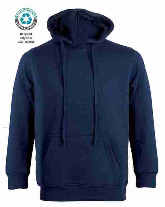 Μπλούζα φούτερ με κουκούλα 330gsm COLORS OVERSIZE DARK NAVY