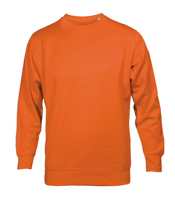 Fleece sweatshirt COLORS DARK ORANGE