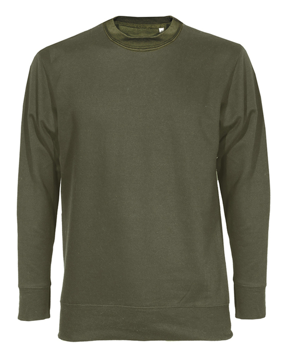 Fleece sweatshirt COLORS KHAKI Fleece sweatshirt COLORS KHAKI