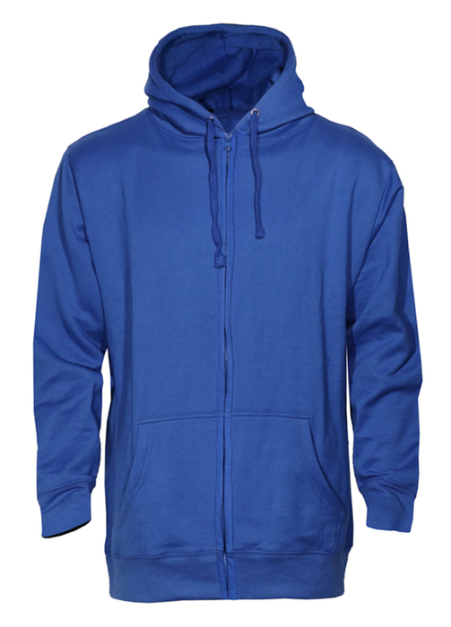 Ζακέτα φούτερ με κουκούλα COLORS ROYAL BLUE