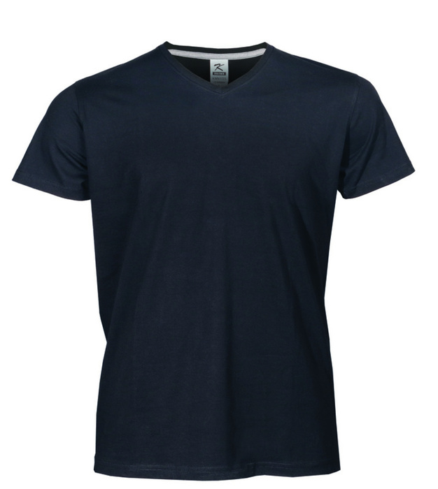 Men's T-shirt 'V' neck 155gr COLORS BLACK