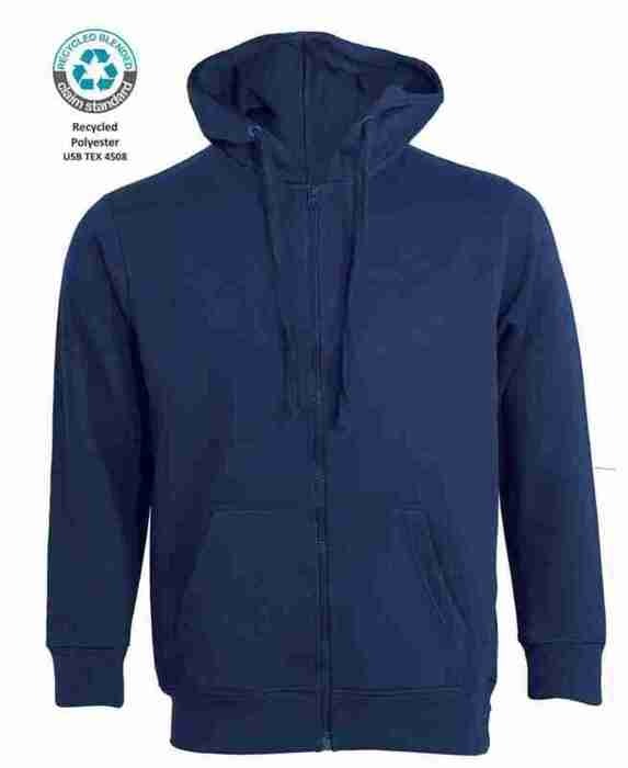 Sweat zipped hooded 330 gsm COLORS DARK NAVY Sweat zipped hooded 330 gsm COLORS DARK NAVY