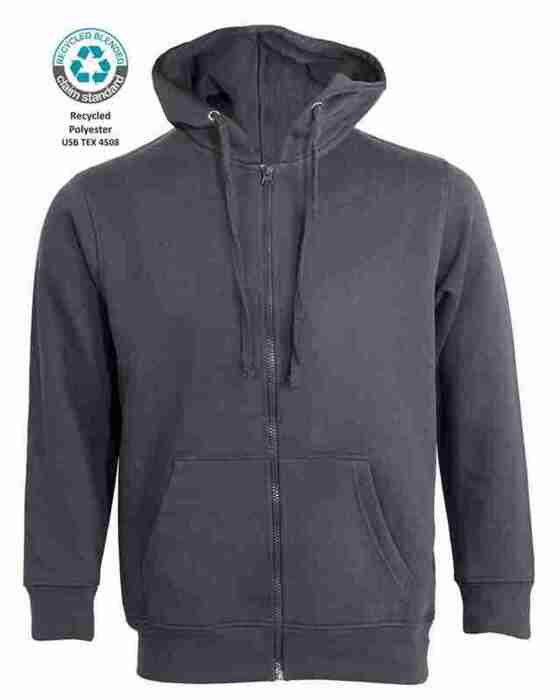 Sweat zipped hooded 330 gsm COLORS CHARCOAL Sweat zipped hooded 330 gsm COLORS CHARCOAL