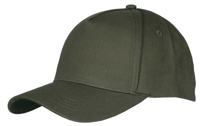 Cap 5panel 100% cotton KHAKI
