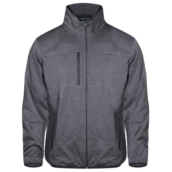 Sweat jacket fleece 280gr CHARCOAL