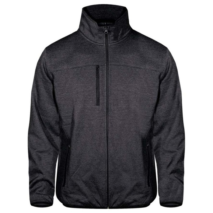 Sweat jacket fleece 280gr BLACK