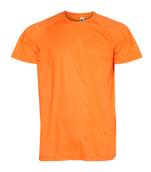 T-shirt pique dry fit COLORS ORANGE FLUO