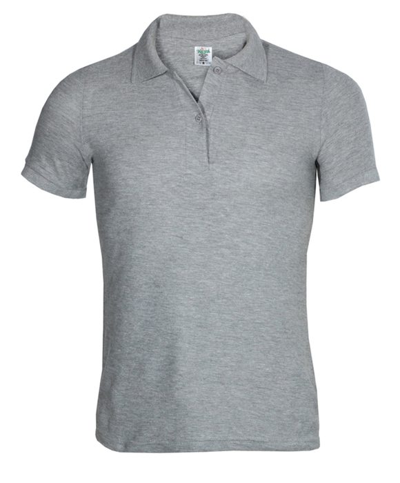 Women's Polo 180gr COLORS HEATHER GRAY Women's Polo 180gr COLORS HEATHER GRAY