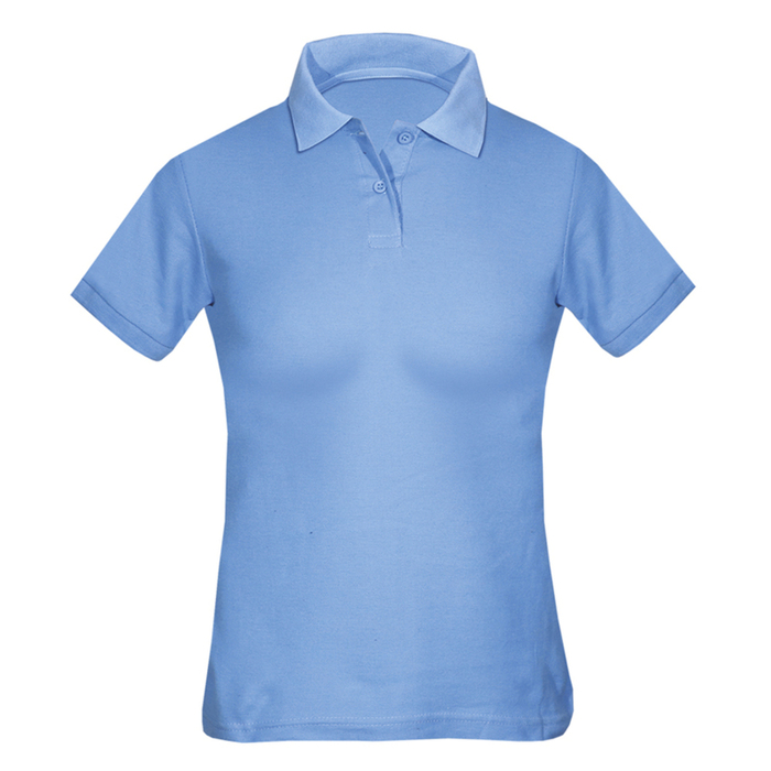 Women's Polo 180gr COLORS LIGHT BLUE