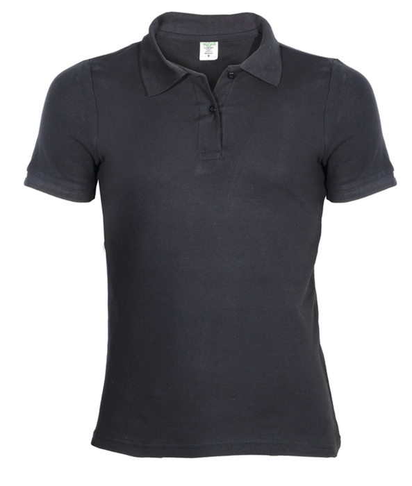 Women's Polo 180gr COLORS BLACK