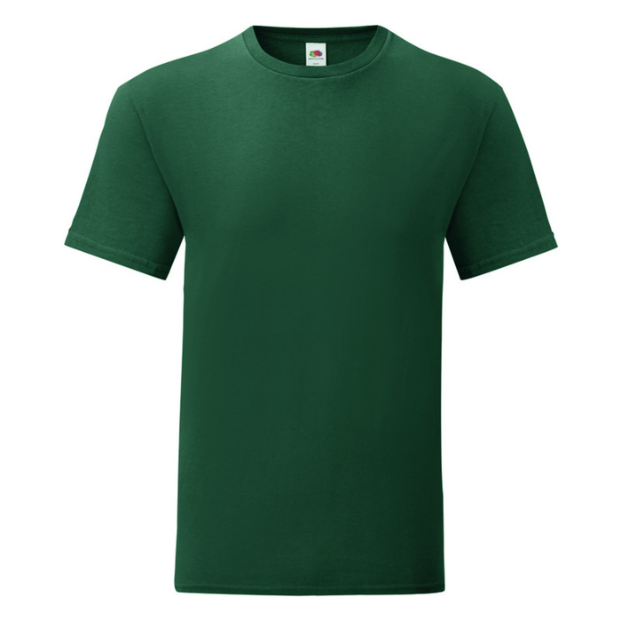 Men's T-shirt ICONIC 150T slim fit COLORS 3-5XL FOREST GREEN