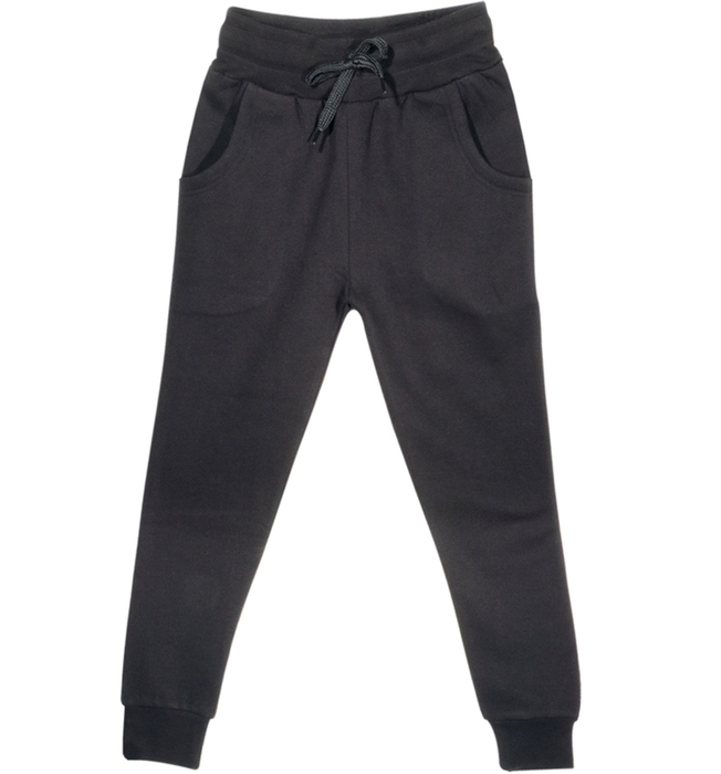Kid's fleece sport trouser BLACK