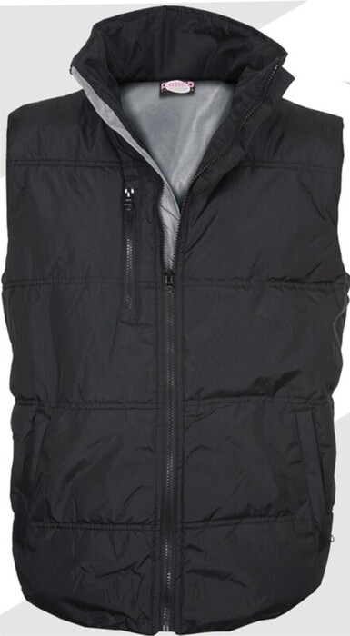 Body warmer modern bulgy BLACK/GRAY