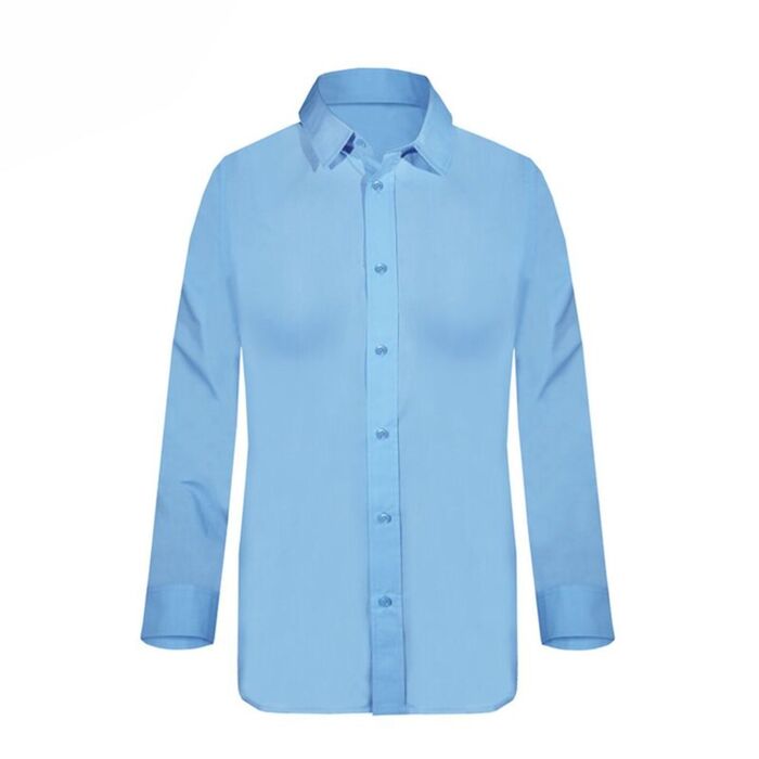 Γυναικείο πουκάμισο μακρυμάνικο LIGHT BLUE