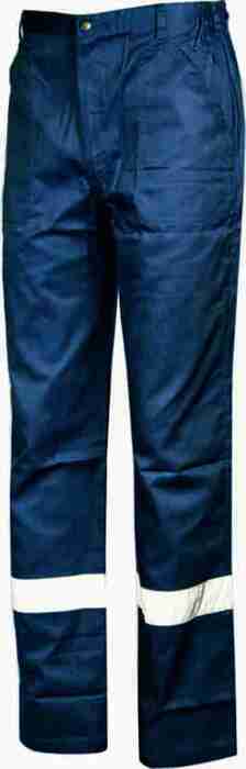 Trouser with reflective tapes NAVY