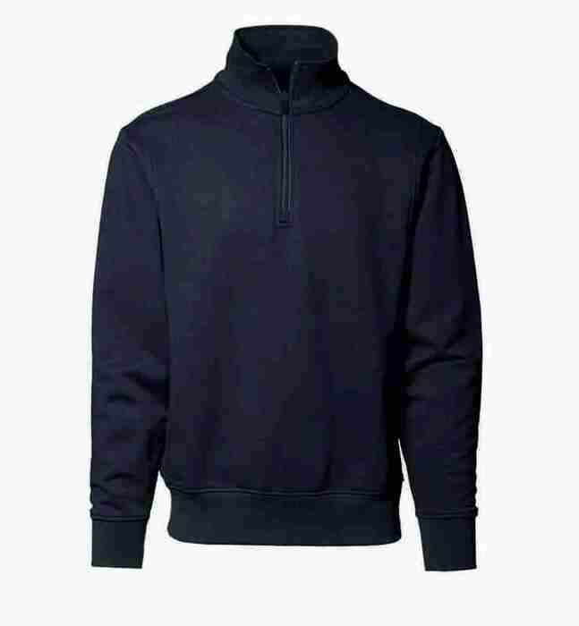 Fleece half zip 300gsm BLACK