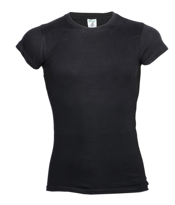 Women's T-shirt 150gr COLORS BLACK