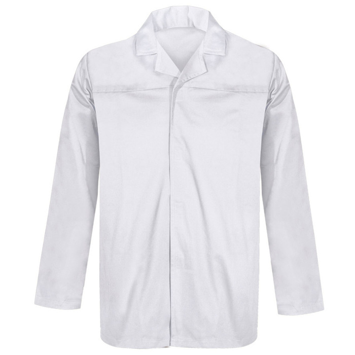 Jacket with collar-HAACP WHITE