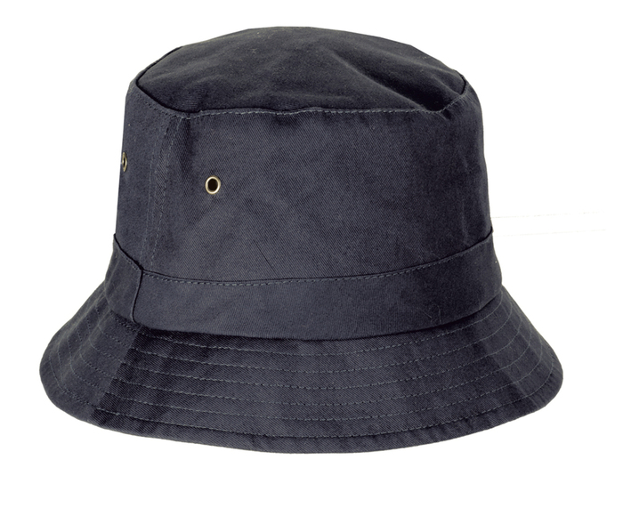 Καπέλο τύπου bucket 100% βαμβακι BLACK