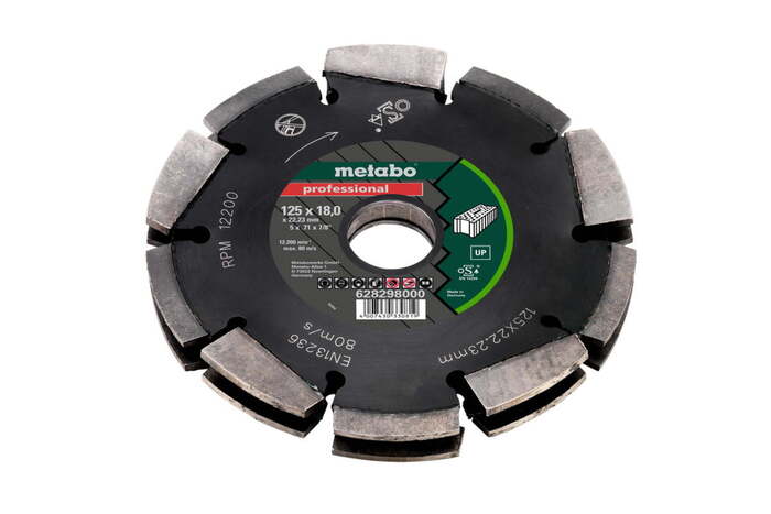 Metabo Διαμαντόδισκος για αρμοκόφτες Professional »UP« 125 x 18 x 22.23 mm Metabo Διαμαντόδισκος για αρμοκόφτες Professional »UP« 125 x 18 x 22.23 mm
