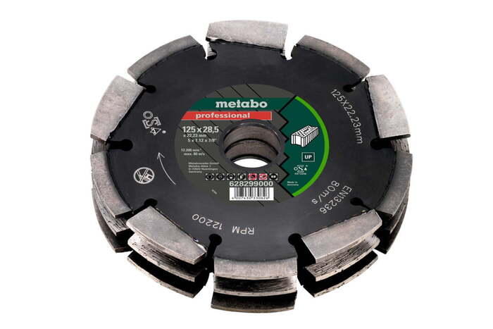 Metabo Διαμαντόδισκος για αρμοκόφτες Professional »UP« 125 x 28.5 x 22.23 mm