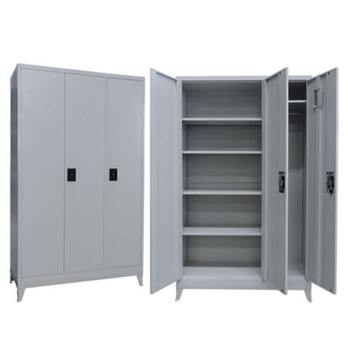 METAL WARDROBE 115x45x191cm