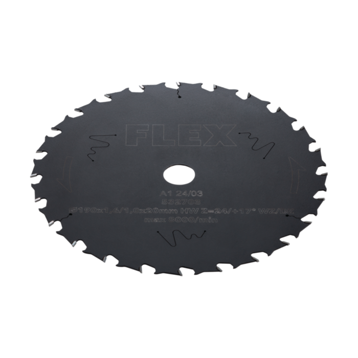FLEX ΠΡΙΟΝΟΔΙΣΚΟΣ ΞΥΛΟΥ D190x1,6/1,0x20 HW Z=24/+17° WZ/DZ