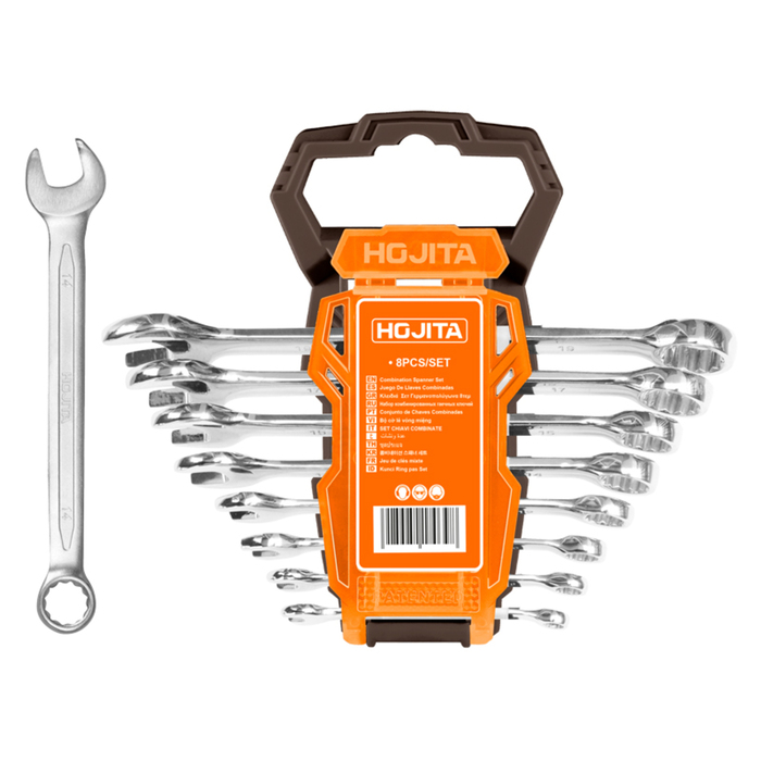 COMBINATION SPANNER CRV SET 8PCS