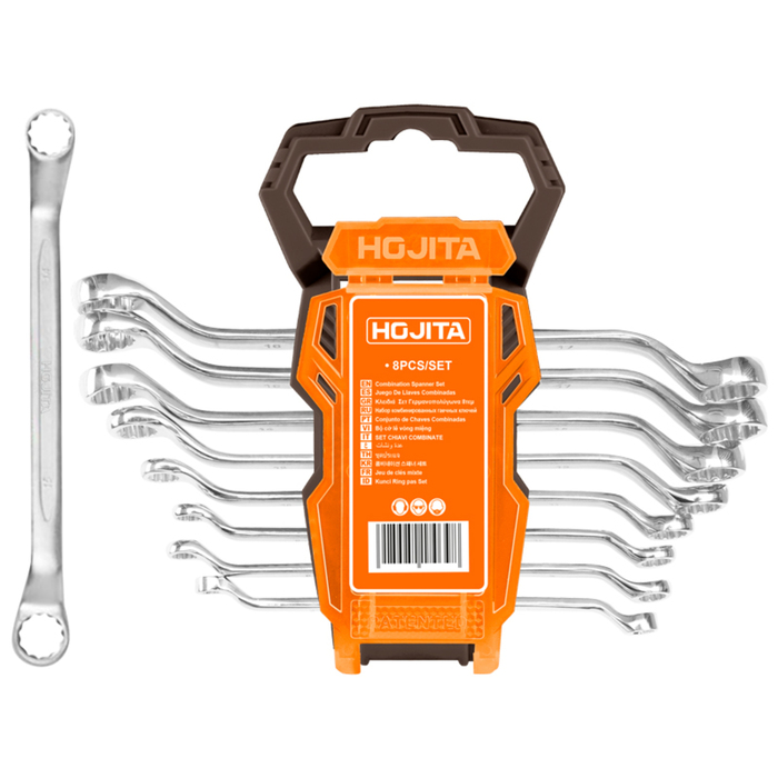OFFSET RING SPANNER CRV SET 8PCS