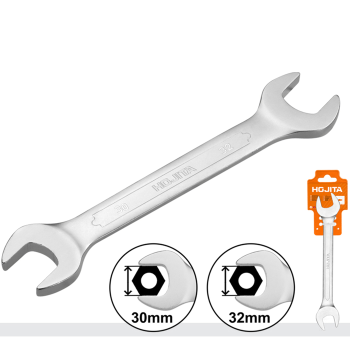 DOUBLE OPEN END SPANNER 30X32MM 