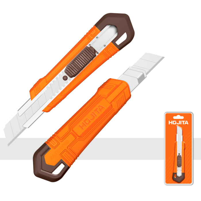 SNAP-OFF BLADE KNIFE 18MM ORANGE