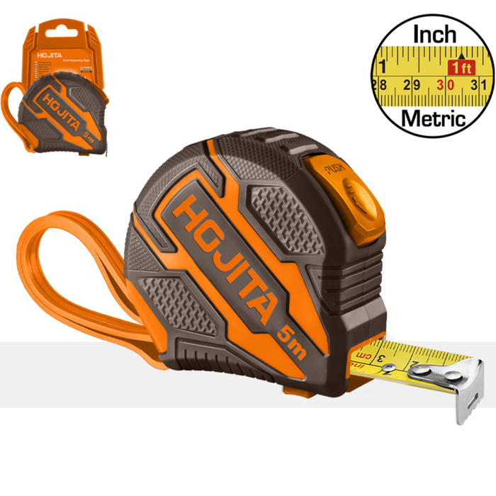 STEEL MEASURING TAPE 2STOP 5MX25MM