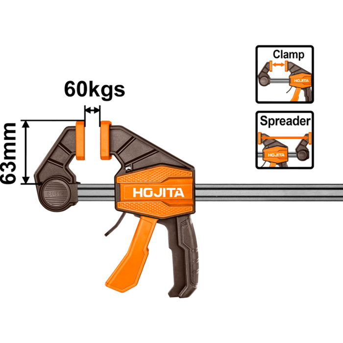QUICK BAR CLAMP 63Χ300ΜΜ