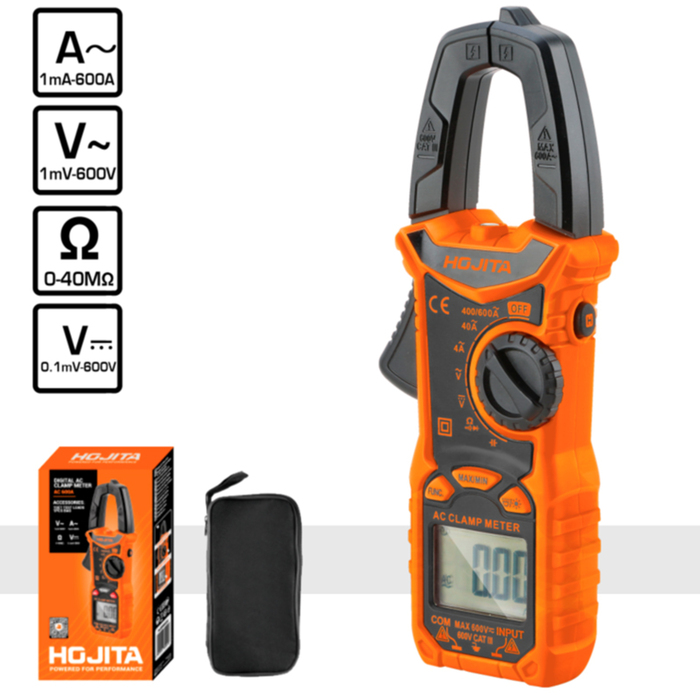 DIGITAL AC CLAMP METER 600A